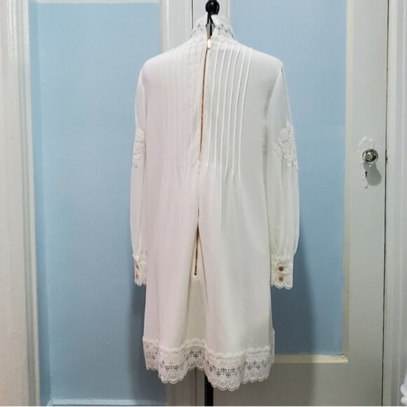Ted Baker KATHIEA High neck lace tunic dress Sz 3 US M Celebrities favorite - Picture 8 of 16